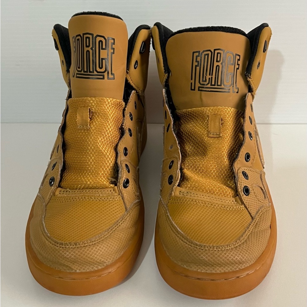 Nike Son of Force Mid Winter Wheat 807392-700 Teen’s Sz 7Y Missing Shoe Lace .